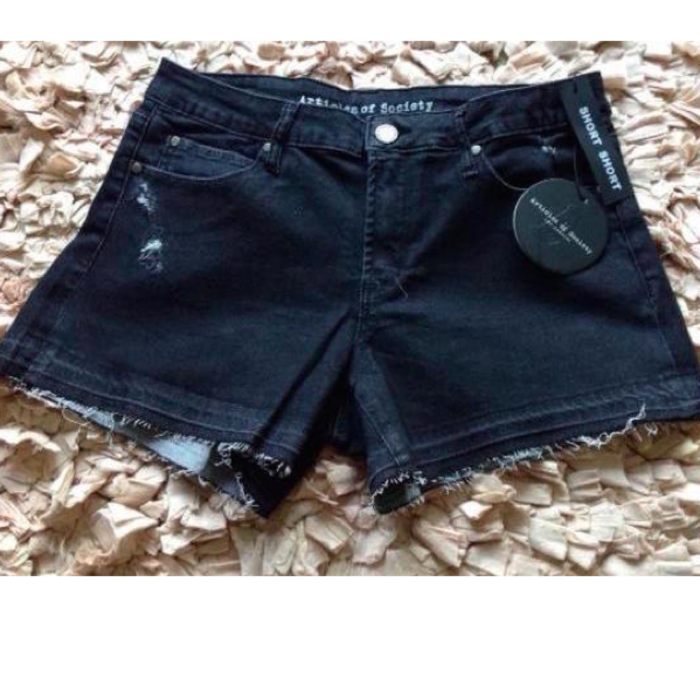 Articles Of Society Zina Release Hem Denim Shorts